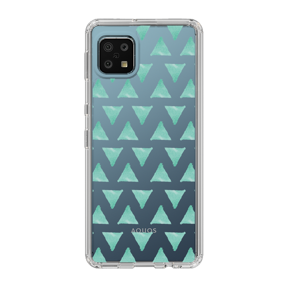 Slim Protection Case［ Original - Favorite Color Triangle - Green ］