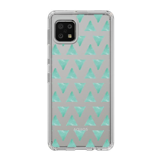 Slim Protection Case［ Original - Favorite Color Triangle - Green ］