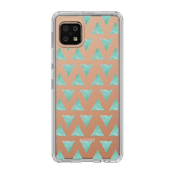 Slim Protection Case［ Original - Favorite Color Triangle - Green ］