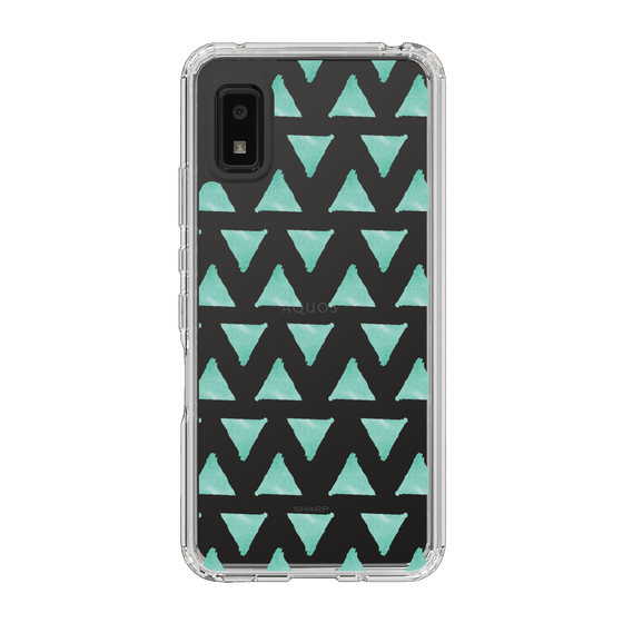 Slim Protection Case［ Original - Favorite Color Triangle - Green ］