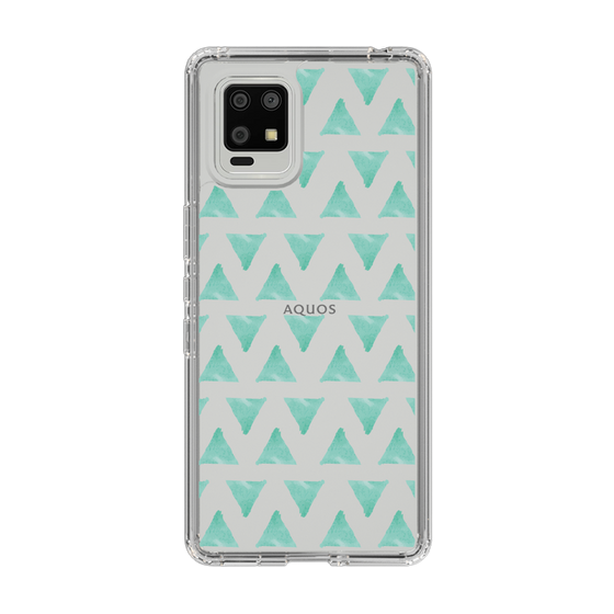 Slim Protection Case［ Original - Favorite Color Triangle - Green ］