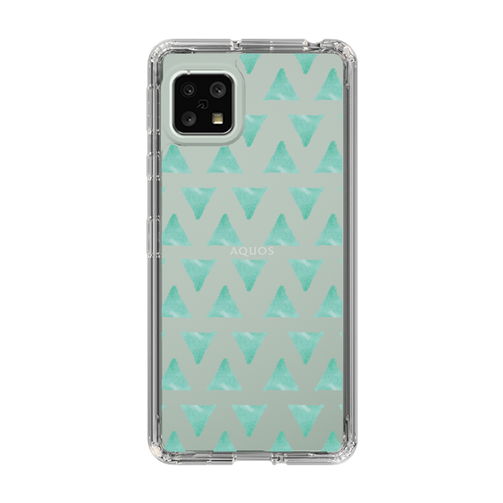 Slim Protection Case［ Original - Favorite Color Triangle - Green ］
