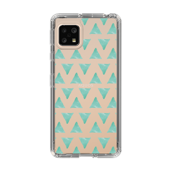Slim Protection Case［ Original - Favorite Color Triangle - Green ］