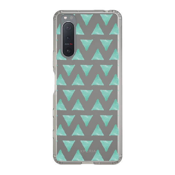 Slim Protection Case［ Original - Favorite Color Triangle - Green ］