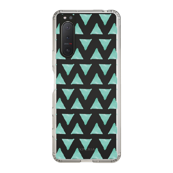 Slim Protection Case［ Original - Favorite Color Triangle - Green ］