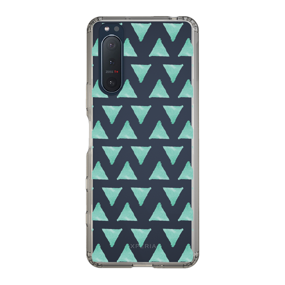 Slim Protection Case［ Original - Favorite Color Triangle - Green ］