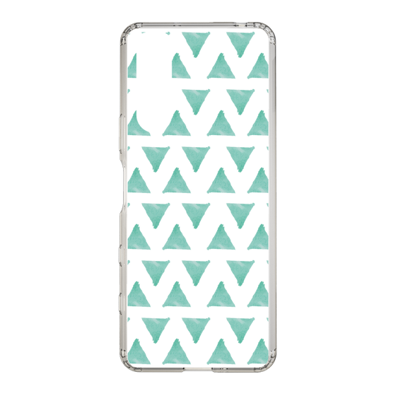 Slim Protection Case［ Original - Favorite Color Triangle - Green ］
