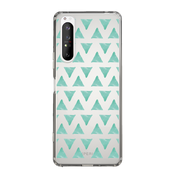 Slim Protection Case［ Original - Favorite Color Triangle - Green ］