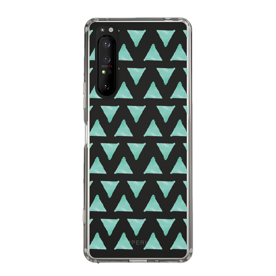 Slim Protection Case［ Original - Favorite Color Triangle - Green ］