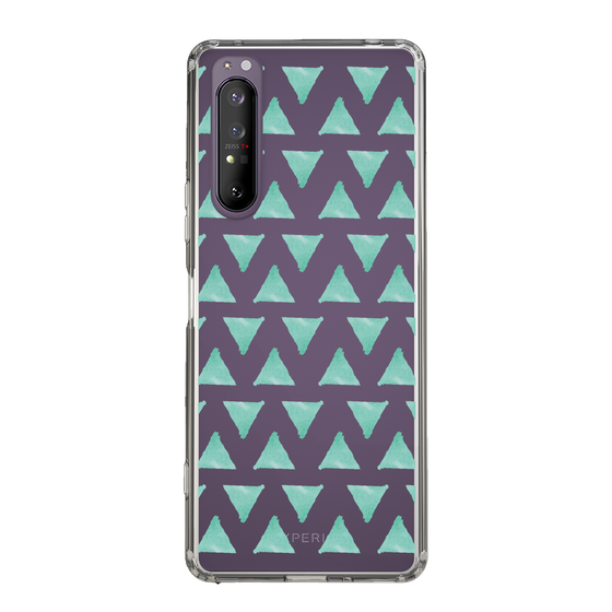 Slim Protection Case［ Original - Favorite Color Triangle - Green ］