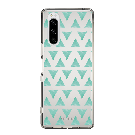 Slim Protection Case［ Original - Favorite Color Triangle - Green ］