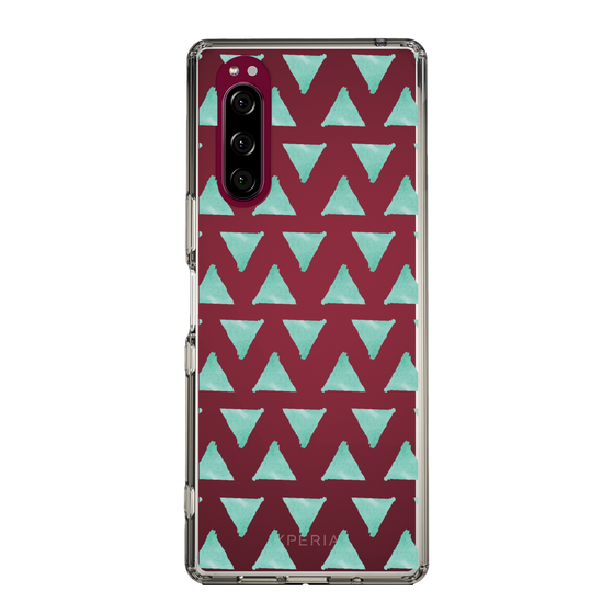 Slim Protection Case［ Original - Favorite Color Triangle - Green ］