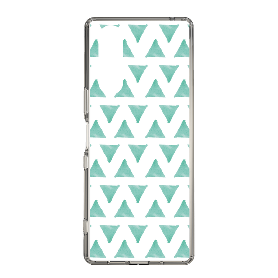 Slim Protection Case［ Original - Favorite Color Triangle - Green ］