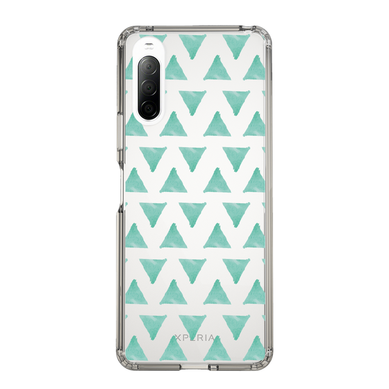Slim Protection Case［ Original - Favorite Color Triangle - Green ］