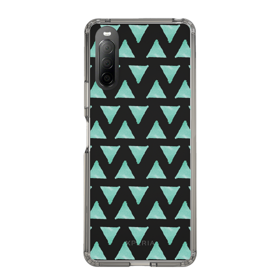 Slim Protection Case［ Original - Favorite Color Triangle - Green ］