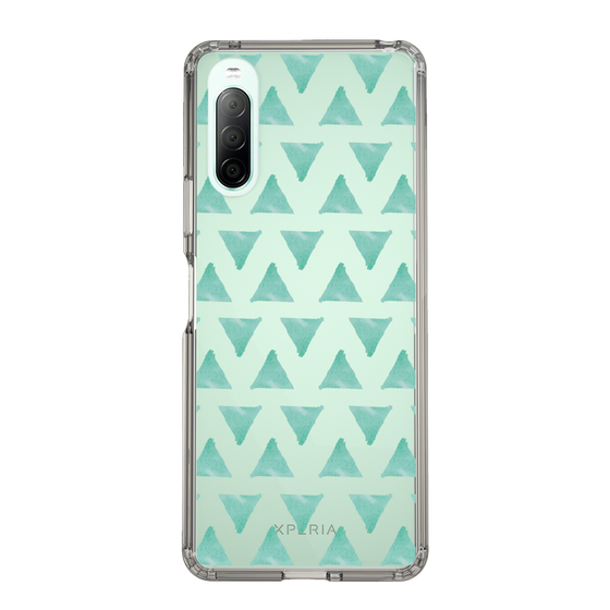Slim Protection Case［ Original - Favorite Color Triangle - Green ］
