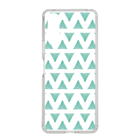 Slim Protection Case［ Original - Favorite Color Triangle - Green ］