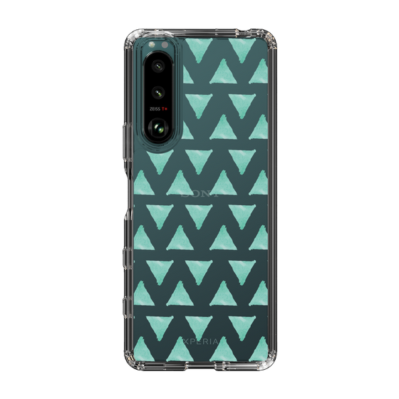 Slim Protection Case［ Original - Favorite Color Triangle - Green ］