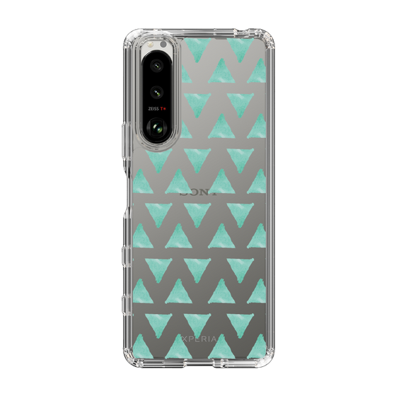 Slim Protection Case［ Original - Favorite Color Triangle - Green ］