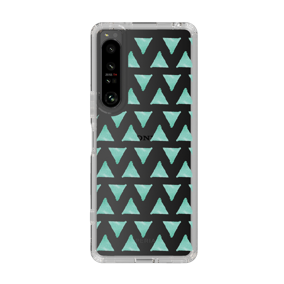 Slim Protection Case［ Original - Favorite Color Triangle - Green ］
