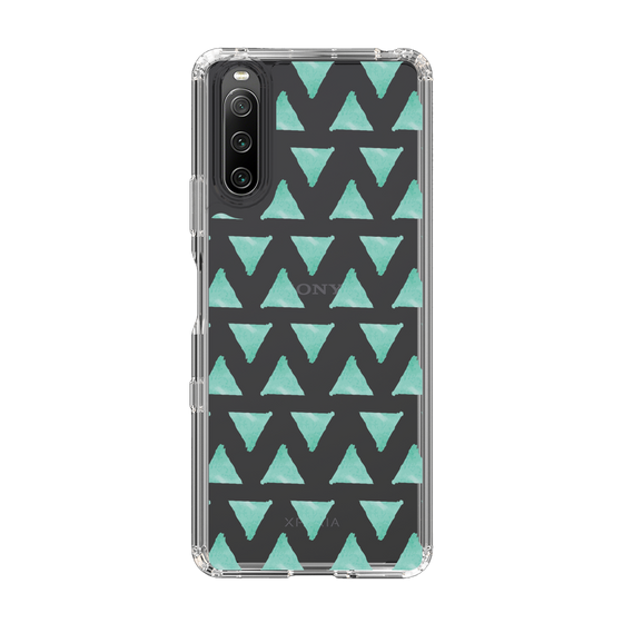 Slim Protection Case［ Original - Favorite Color Triangle - Green ］