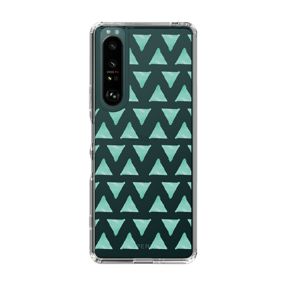 Slim Protection Case［ Original - Favorite Color Triangle - Green ］