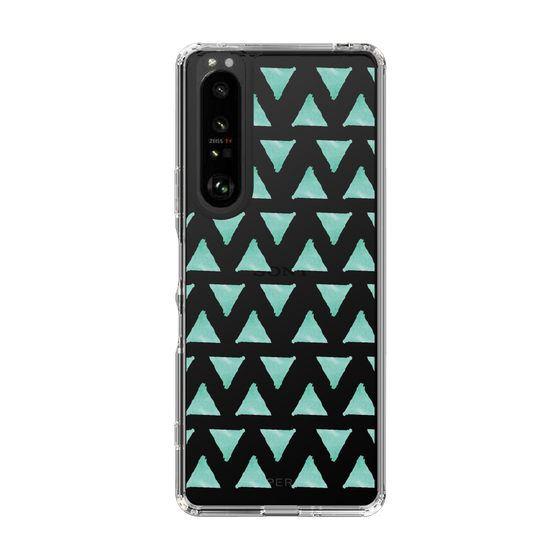 Slim Protection Case［ Original - Favorite Color Triangle - Green ］