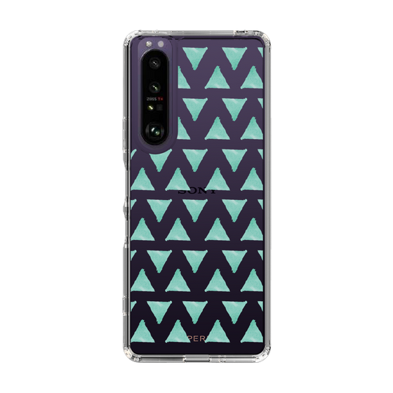 Slim Protection Case［ Original - Favorite Color Triangle - Green ］