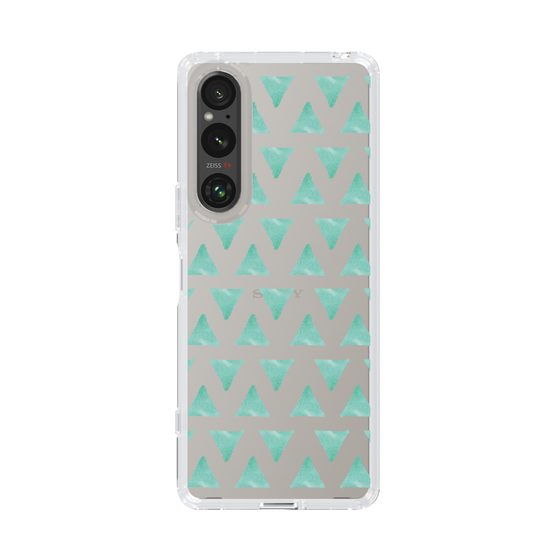 Slim Protection Case［ Original - Favorite Color Triangle - Green ］