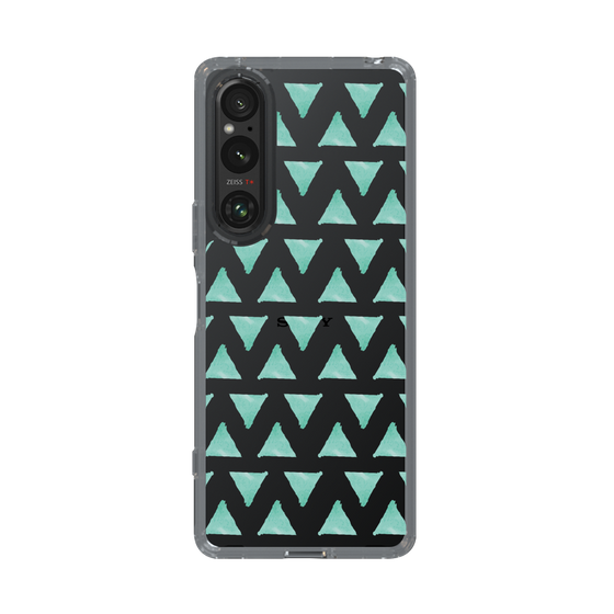 Slim Protection Case［ Original - Favorite Color Triangle - Green ］