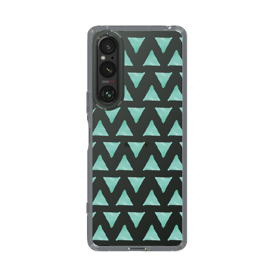 Slim Protection Case［ Original - Favorite Color Triangle - Green ］