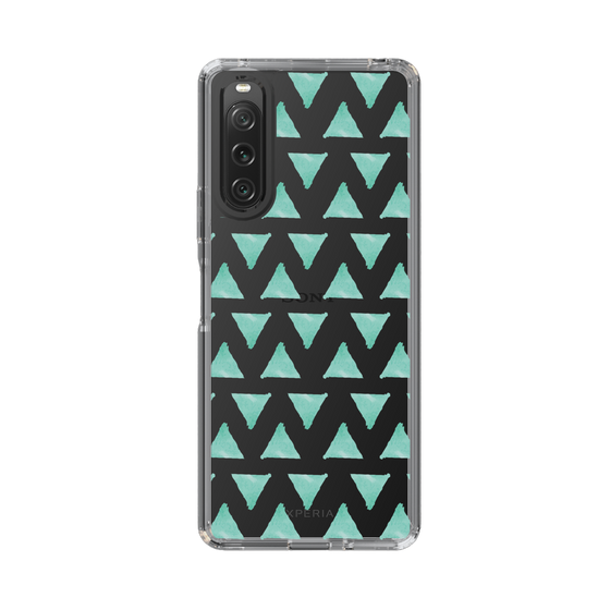 Slim Protection Case［ Original - Favorite Color Triangle - Green ］