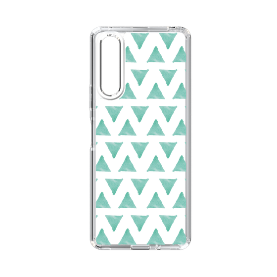 Slim Protection Case［ Original - Favorite Color Triangle - Green ］
