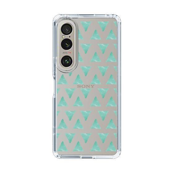 Slim Protection Case［ Original - Favorite Color Triangle - Green ］