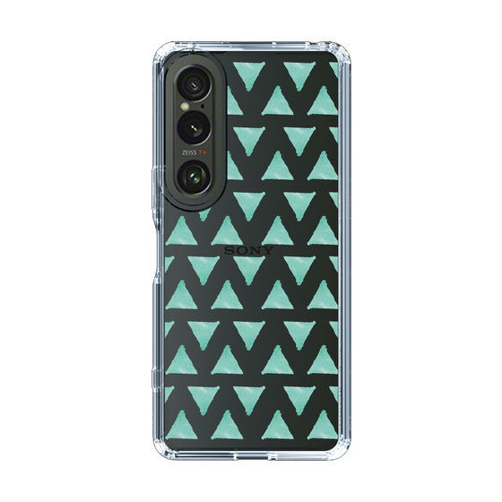 Slim Protection Case［ Original - Favorite Color Triangle - Green ］