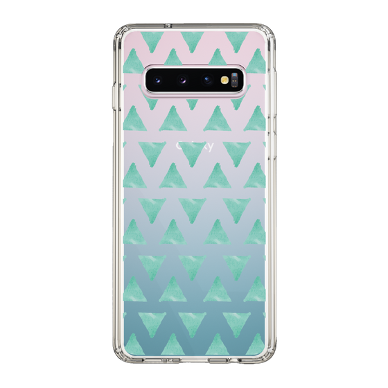 Slim Protection Case［ Original - Favorite Color Triangle - Green ］