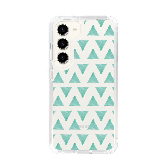 Slim Protection Case［ Original - Favorite Color Triangle - Green ］