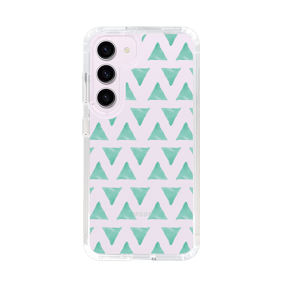 Slim Protection Case［ Original - Favorite Color Triangle - Green ］