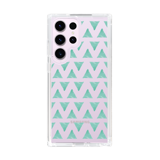 Slim Protection Case［ Original - Favorite Color Triangle - Green ］