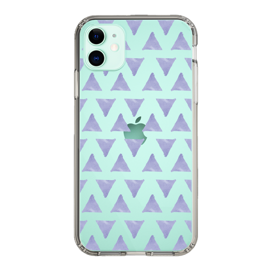 Slim Protection Case［ Original - Favorite Color Triangle - Purple ］