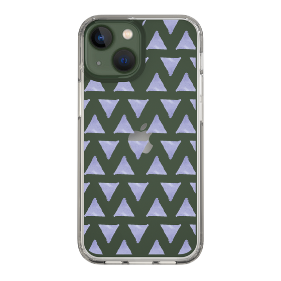 Slim Protection Case［ Original - Favorite Color Triangle - Purple ］