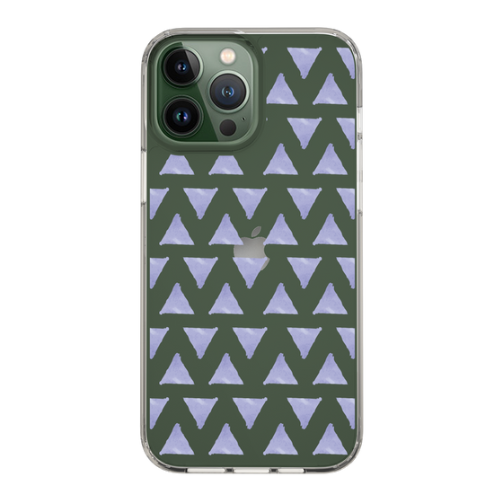 Slim Protection Case［ Original - Favorite Color Triangle - Purple ］