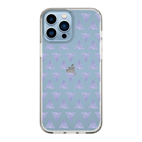 Slim Protection Case［ Original - Favorite Color Triangle - Purple ］