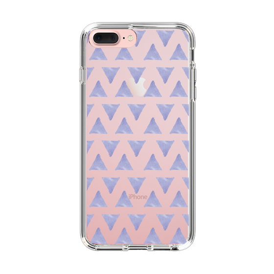Slim Protection Case［ Original - Favorite Color Triangle - Purple ］
