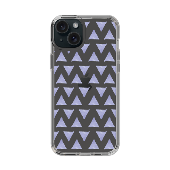 Slim Protection Case［ Original - Favorite Color Triangle - Purple ］