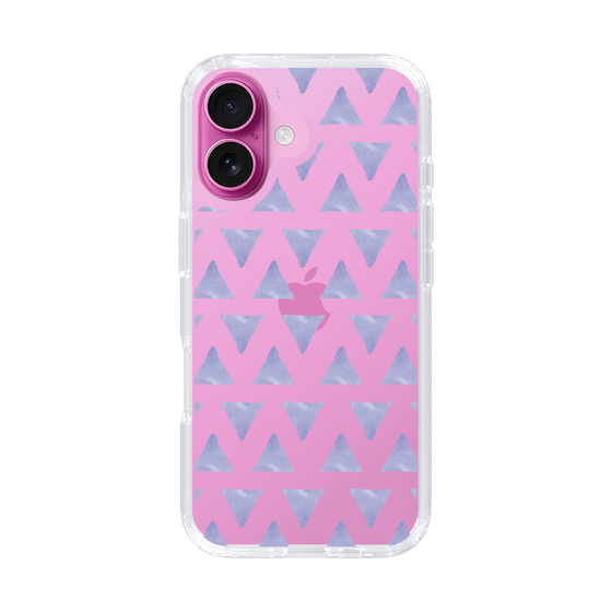 Slim Protection Case［ Original - Favorite Color Triangle - Purple ］