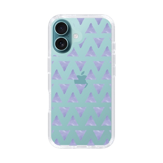 Slim Protection Case［ Original - Favorite Color Triangle - Purple ］