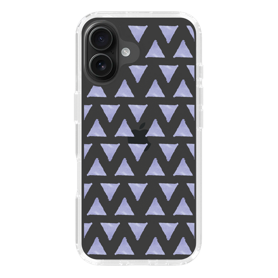 Slim Protection Case［ Original - Favorite Color Triangle - Purple ］