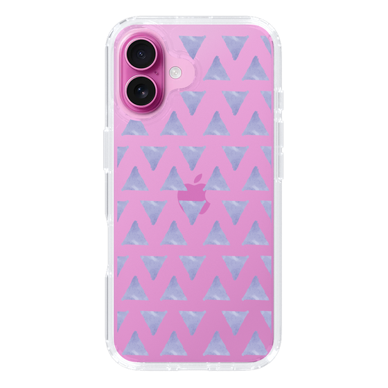 Slim Protection Case［ Original - Favorite Color Triangle - Purple ］