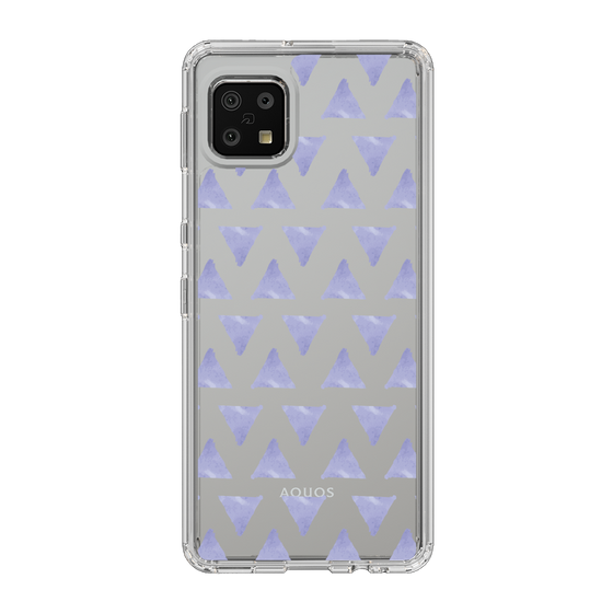Slim Protection Case［ Original - Favorite Color Triangle - Purple ］